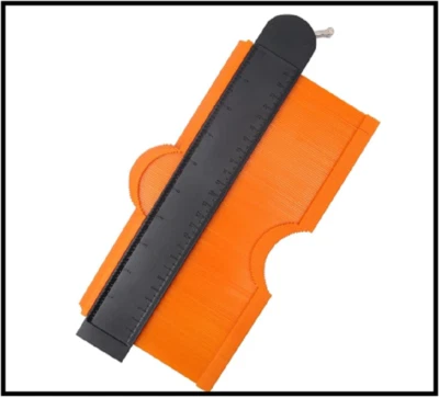 Herramienta de forma y contorno súper calibre de 10 pulgadas, herramienta de perfil de medidor de contorno con bloqueo Foto 1 de 4