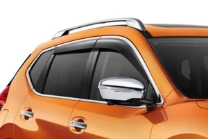 Side Window Visors Set For Nissan Rogue 2014-2020 Sun Rain Guard - Picture 1 of 3