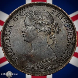 Great Britain 1867 Farthing 1/4d GB3614 - Picture 1 of 2