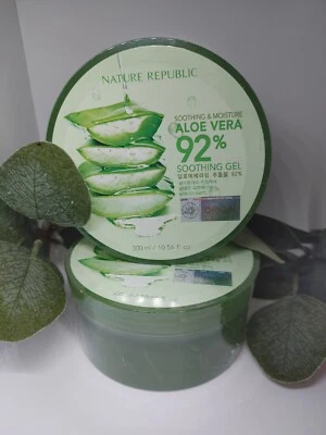 NATURE REPUBLIC Aloe Vera Soothing Gel 300 mL (10.56 fl. oz.) 2 jars - Image 1 of 3