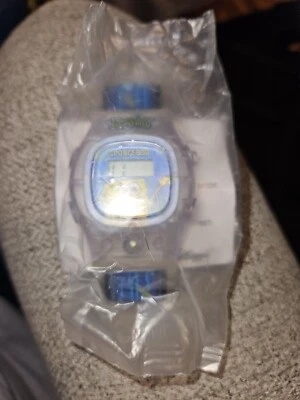 Nuevo Reloj Kellogg's 2004 Bob Esponja Pantalones Cuadrados Película "Bob Esponja Azul/Claro" (91 Foto 1 de 4