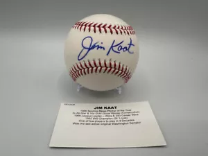 Jim Kaat Hall of Famer HOF signierter Baseball MLB AUTO - Bild 1 von 2
