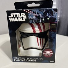 Disney Star Wars New Playing Cards Finn Storm Trooper Helmet Heroes Resistance