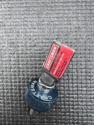 RARE BLUE Sears Craftsman USA Nos Thumb Finger Bit Driver 1/4” 41380 Spinner - Image 1 of 4