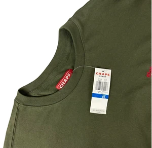 Camisa de Colección Chaps Denim Manga Larga para Hombres XL Verde Gris 100% Algodón LEER - Imagen 1 de 15