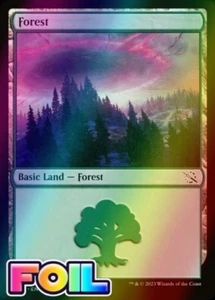 Forest MOM MTG 0281 FOIL BASIC LAND M/NM - Picture 1 of 1