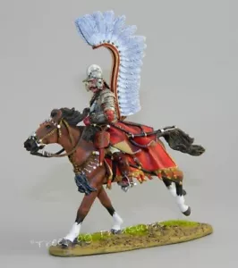 VEA6005 Winged Hussar Charging with Sword - Team Miniatures 1/30th Scale Mini - Picture 1 of 9