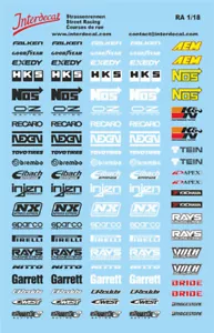 Wyścig uliczny 01, skala 1:18, naklejka na mokro 120x80mm INTERDECAL - Zdjęcie 1 z 2