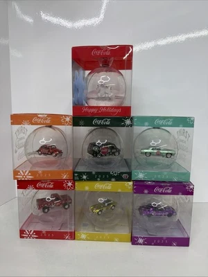 M2 Machines 2025 Coca Cola Christmas Ornament Set Of 7 - Image 1 of 4