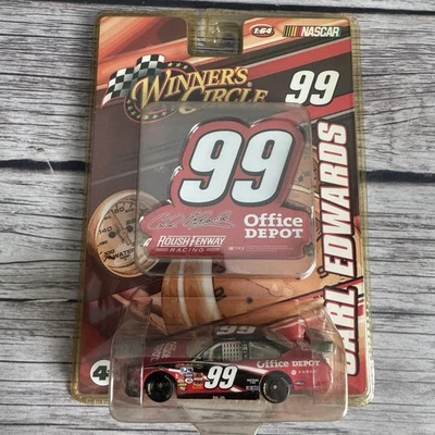 2008 Winner’s Circle #99 Office Depot Carl Edwards 1:64 Diecast With Magnet - Image 1 of 4