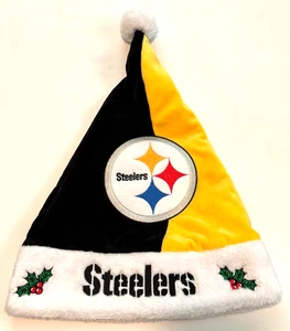 Cappello Babbo Natale Pittsburgh Steelers NFL Natale - Foto 1 di 5