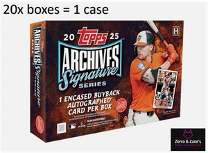 2025 Topps Archives Signature Series Active Player Edition Sealed Case - Picture 1 of 3