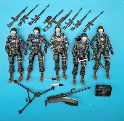 GI Joe 25th 3.75'' Cobra Night Watch Set Trooper Paquete de 5 Toys R Us Exclusivo Foto 1 de 4