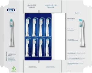 Oral-B Pulsonic Clean Replacement Brush Heads, 8-Pack for Sonic Toothbrushes - Bild 1 von 5