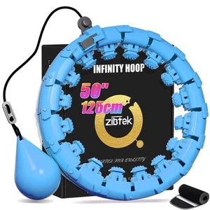 Hula Circle ponderado para adultos pérdida de peso, aro de fitness infinito talla grande... - Imagen 1 de 7
