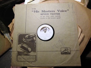 UNPUBLISHED 1926 LIVE ZENATELLO Noto CILLA OTELLO COVENT GARDEN Bellezza HMV VB8 - Picture 1 of 3