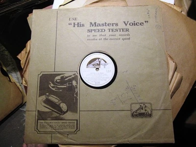 UNPUBLISHED 1926 LIVE ZENATELLO Noto CILLA OTELLO COVENT GARDEN Bellezza HMV VB8 - Image 1 of 3