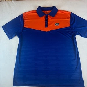 Colosseum Florida Gators Polo Shirt Athletic Fit Collegiate Mens Large - Picture 1 of 9