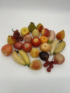 25 realistische Wachsfrüchte • Vintage Deko Lebensmittel - Bild 1 von 14