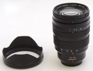 Panasonic Lumix G Leica DG Vario-Summilux 10-25mm, F1.7 ASPH Objektiv EX mit Haube, Kappen - Bild 1 von 12