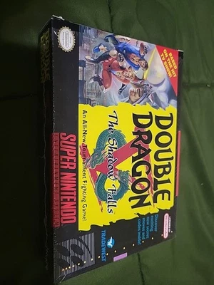 Double Dragon The Shadow Falls Cib Snes Orig Plastic Poster Manual Cart - Image 1 of 4