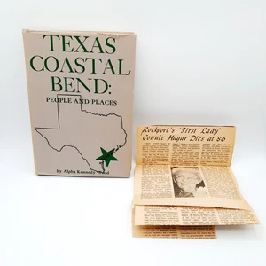 Texas Coastal Bend: People and Places by Alpha Kennedy Wood 1st Edition HCDJ VG - Bild 1 von 23