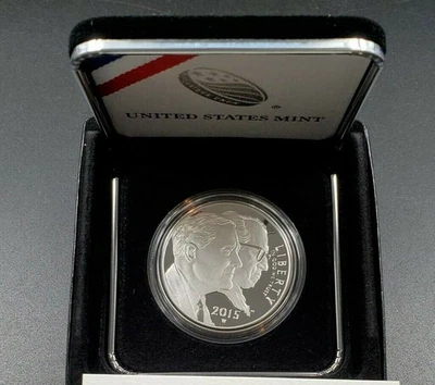 Moneda de dólar de plata March of Dimes 2015 de la Casa de la Moneda de Estados Unidos prueba conmemorativa OGP ~ sin certificado de autenticidad Foto 1 de 2
