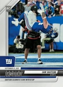 Cam Skattebo 2025 Panini Instant #98 Flip RC Giants 🔥PRESALE - Bild 1 von 2