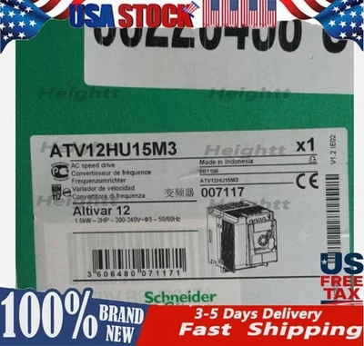 1PCS ATV12HU15M3 NEW INVERTER ATV12HU15M3 - Image 1 of 4