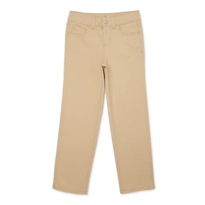 Mädchen irden khaki Wonder Nation gerades Bein Jeans Größe 12 Plus - Bild 1 von 3