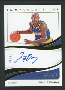 2023-24 TIM HARDAWAY 71/99 AUTO PANINI IMMACULATE COLLECTION IMMACULATE INK - Picture 1 of 2