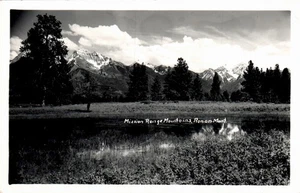 POSTCARD RPPC MISSION RANGE MOUNTAINS RONAN MONTANA - Picture 1 of 2
