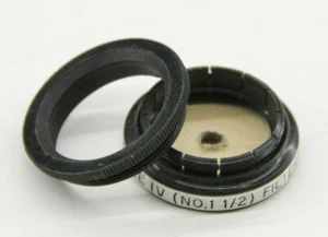 Harrison - Adapterring 19,7 mm Größe IV (Nr. 1 1/2) mit Filterhalter - GEBRAUCHT - W318 - Bild 1 von 3