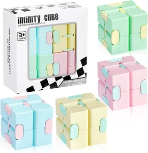 Cube Anxiety Relief Toy Hand Held Magic Sensory Stress Cube Toy for Adults Kids - Picture 1 of 12