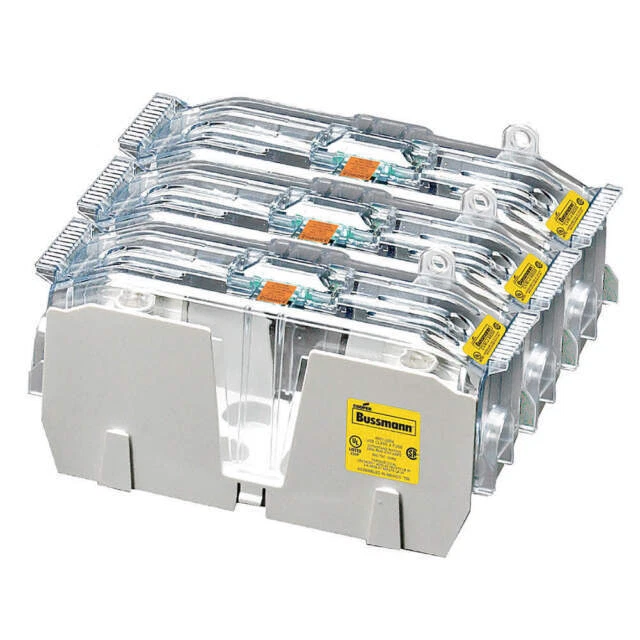 Bussmann JM60200-3CR Class J 3-Pole 600V 200 Amp Fuse Block / Fuse Holder