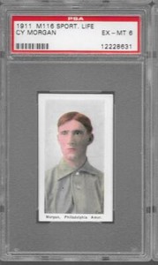 1911 M116 Sporting Life CY MORGAN Athletics PSA 6 EX-MT