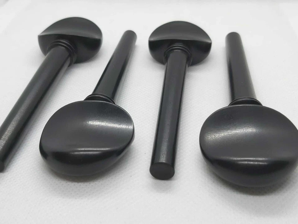 n°4 PIROLI VIOLINO EBANO PRIMA SCELTA modello SVIZZERO 1/8 1/4 1/2 3/4 4/4 - Immagine 1 di 4