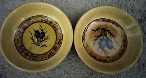 Basalmic / Oil Decantur /saucer RENEE JARDINE SBCD Black Olives French Italian - Picture 1 of 4