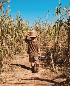 Kids Straw Cowboy Hat Ages 2-5 - Picture 1 of 4