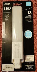 Feit Electric 2 Pin GX23 LED Bulb 6 Watt 13 Equivalent Cool White 600 Lums 4000K - Picture 1 of 3