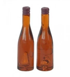 Muñeca miniatura - marrón 0,75L botella de vino sin etiqueta - Imagen 1 de 1