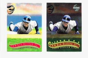 Lot of 2/  1997 Stadium Club #50 Ken Griffey Jr. Matrix & Regular cards  Ltd. NM - Picture 1 of 6