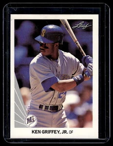 1990 Leaf Ken Griffey Jr. #245 Seattle Mariners - Foto 1 di 2