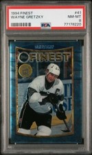 1994 FINEST WAYNE GRETZKY SUPER TEAM WINNERS PARALLEL #41 PSA 8, POP 1, 5 HIGHER