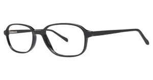 MODERNI OCCHIALI DA UOMO IN PLASTICA OTTICA DILLON 54-19-150 NERI CON CUSTODIA MORBIDA - Foto 1 di 1