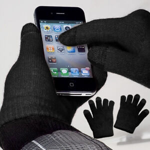 Rękawiczki z ekranem dotykowym do Alcatel One Touch Idol 2 / 2S rozmiar M-L czarne