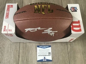 ANTONIO BROWN PITTSBURGH STEELERS BUCCANEERS SIGNED NFL FOOTBALL BECKETT BAS COA - Picture 1 of 1