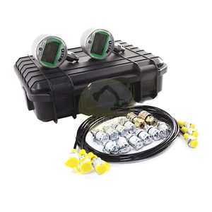 2PCS 70Mpa Digital Pressure Gauge Test Kit for CAT Komatsu Case John Deere - Picture 1 of 7