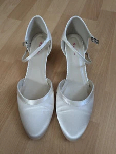 Brautschuhe *Anika* in ivory von Rainbow Club - Größe 37,5 (4,5) - Bild 1 von 7