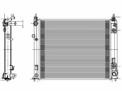 For 2012-2019 Nissan Versa Radiator TYC 63335XR 2016 2014 2018 2017 2013 2015 Foto 1 de 2